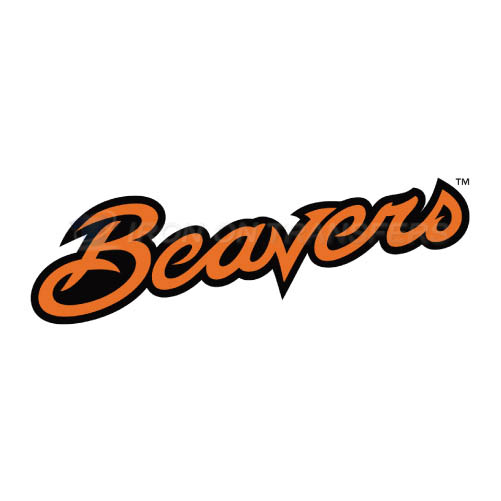 Oregon State Beavers Logo T-shirts Iron On Transfers N5818 - Click Image to Close